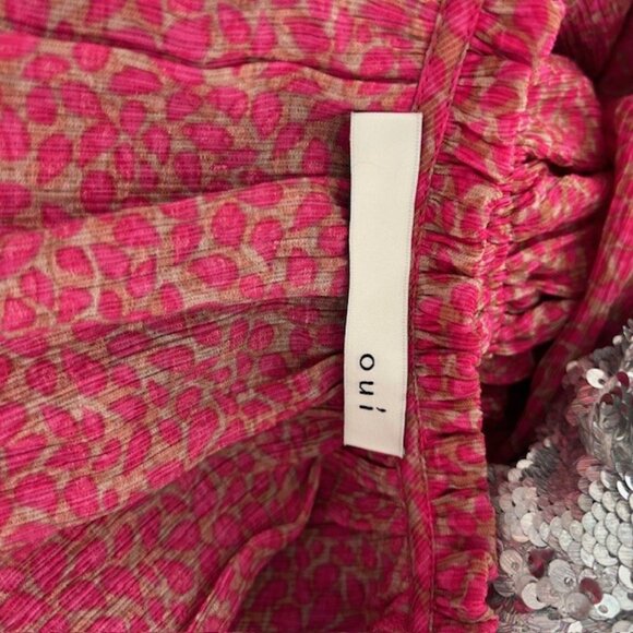 Oui, Pink Patterned Blouse - Picture 4 of 5